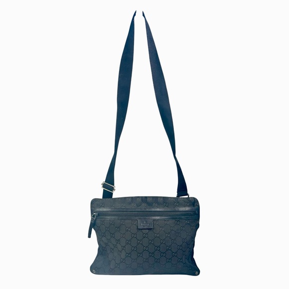 Gucci Dark Black Messenger Bag - Picture 1 of 12